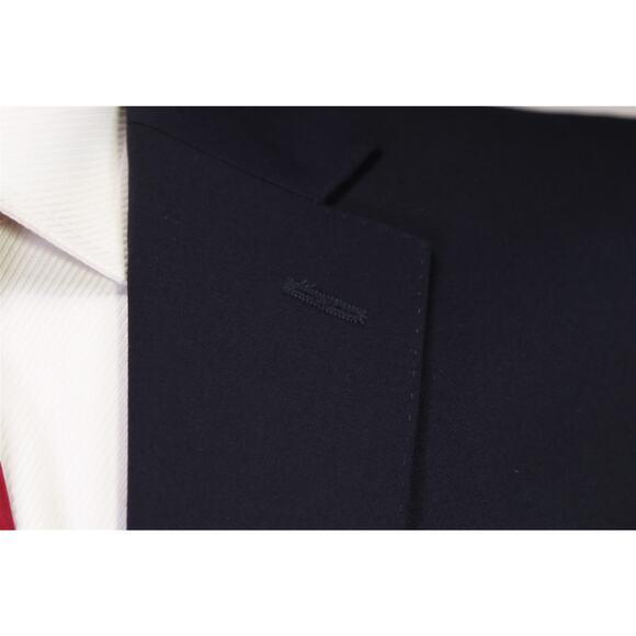 Calvin Klein Men's Solid Navy Blue 2-Btn Wool Stretch Suit 40R - Picture 5 of 10